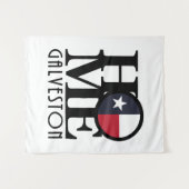 HOME Galveston Texas Wandkleed (Voorkant (horizontaal))