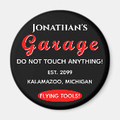 Home Garage Auto Mechanic Tool Box Magnet (Voorkant)