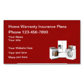 Home Garantie Diensten Visitekaartje Magneten (Voorkant)
