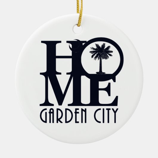 HOME Garden City Keramisch Ornament (Voorkant)