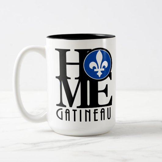 HOME Gatineau 15oz Tweekleurige Koffiemok (Links)
