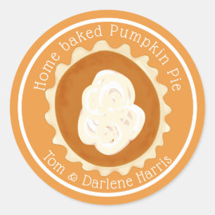 Home Gebakken Pumpkin Pie Sticker