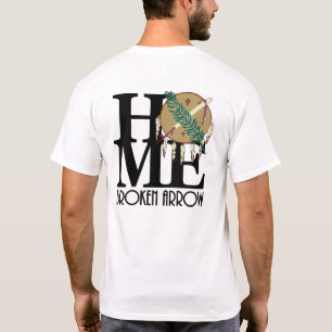HOME gebroken Pijl (achterafdruk) T-shirt
