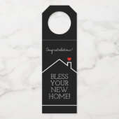 Home - Gefeliciteerd, bedankt Flessenhanger (Voorkant)