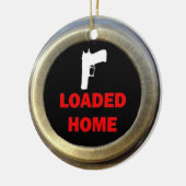 Home Geladen Pistool Keramisch Ornament (Links)