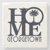 HOME Georgetown SC Stenen Onderzetter (Voorkant)