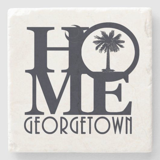 HOME Georgetown SC Stenen Onderzetter (Voorkant)