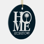 HOME Georgetown South Carolina Keramisch Ornament (Rechts)
