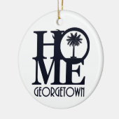 HOME Georgetown South Carolina Keramisch Ornament (Links)