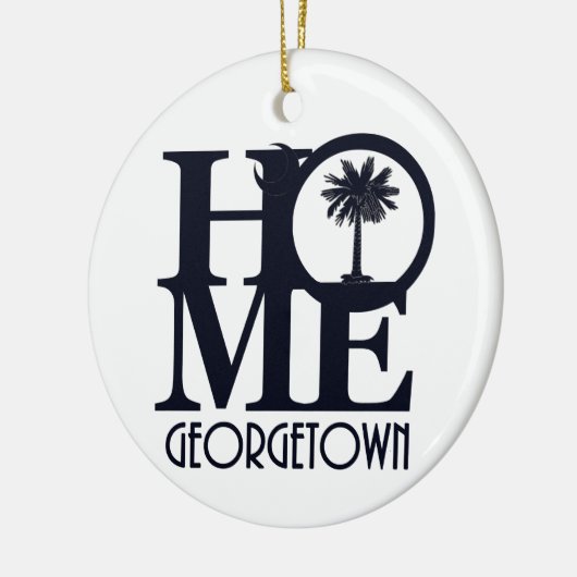 HOME Georgetown South Carolina Keramisch Ornament (Links)