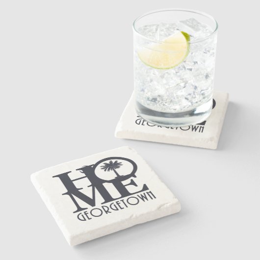 HOME GeorgetownSC Stenen Onderzetter (Zijkant)