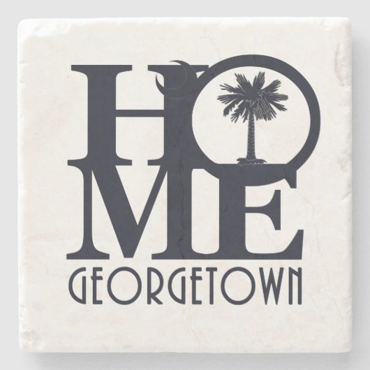 HOME GeorgetownSC Stenen Onderzetter (Voorkant)