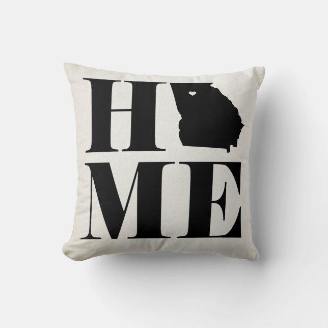 Home Georgia State Kussen KIES UW KLEUR (Voorkant)