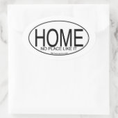 Home Gezegde Euro Oval Decale Style Slogan Ovale Sticker (Tas)