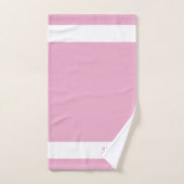 Home-gezoet startpunt op Roos Gold & White Bad Handdoek (Handdoek)