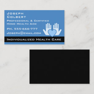 Home Gezondheid Aide Verpleegkundig Medisch Assist Visitekaartje
