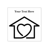 Home Gezondheid Eenvoudige rubberen stempel (Afrduk)