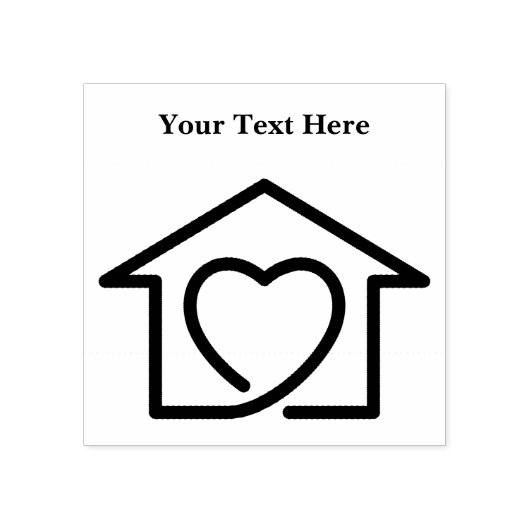 Home Gezondheid Eenvoudige rubberen stempel (Afrduk)