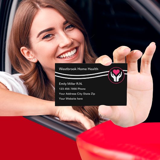 Home Gezondheid Hartembleem Visitekaartje