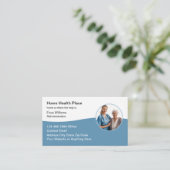 Home Gezondheid Verpleeghuis Visitekaartje (Staand voorkant)