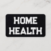 Home Gezondheid Verpleegkundige Aangepaste QR Visitekaartje (Voorkant)