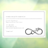 Home Gezondheid Verpleegkundige diensten Stethosco Raamsticker (Vel 3)