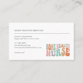 Home Gezondheid Verpleegkundige diensten Stethosco Visitekaartje (Voorkant)