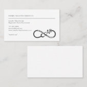 Home Gezondheid Verpleegkundige diensten Stethosco Visitekaartje (Voorkant / Achterkant)