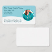 Home Gezondheid Verpleegkundige diensten Visitekaa Visitekaartje (Voorkant / Achterkant)