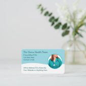 Home Gezondheid Verpleegkundige diensten Visitekaa Visitekaartje (Staand voorkant)