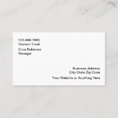 Home Gezondheid Verpleegkundige Visitekaartjes (Achterkant)