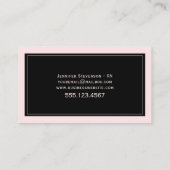 Home Gezondheidszorg Nurse Service Visitekaartje (Achterkant)