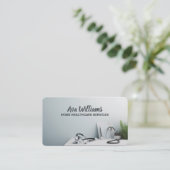 Home Gezondheidszorg Therapeut Visitekaartje (Staand voorkant)