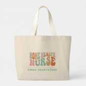 Home Gezondheidszorg Verpleegkundige Verzorger Grote Tote Bag (Achterkant)