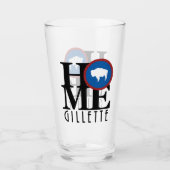 HOME Gillette Wyoming Glas (Voorkant)