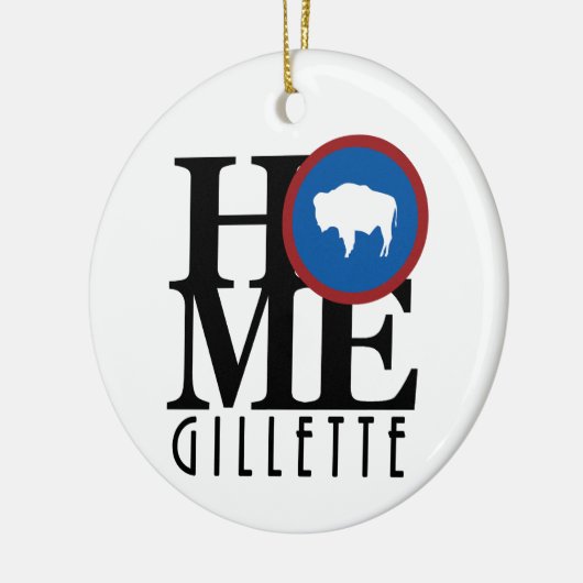 HOME Gillette Wyoming Keramisch Ornament (Links)