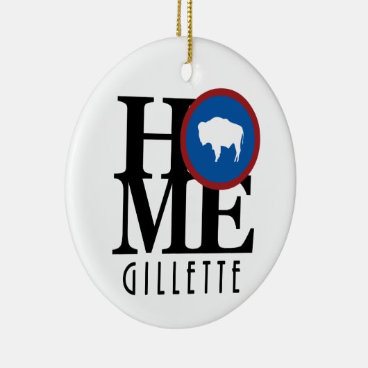 HOME Gillette Wyoming Keramisch Ornament (Rechts)