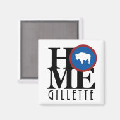 HOME Gillette Wyoming Magneet (Voorkant / Achterkant)