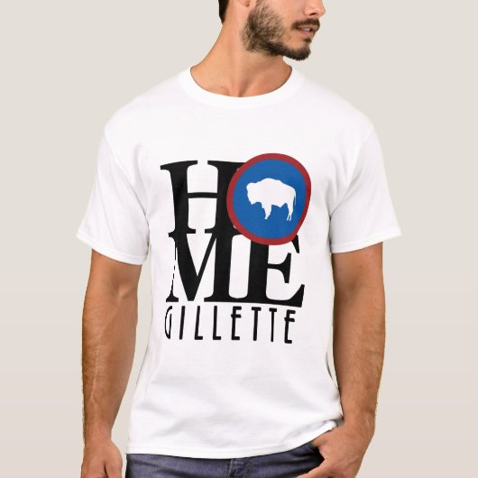 HOME Gillette Wyoming T-shirt (Voorkant)
