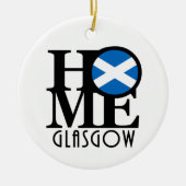 HOME Glasgow Scotland Keramisch Ornament (Voorkant)