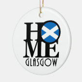 HOME Glasgow Scotland Keramisch Ornament (Links)