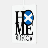 HOME Glasgow Scotland Metalen Ornament (Voorkant links)