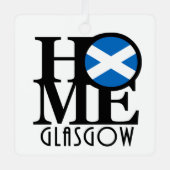 HOME Glasgow Scotland Metalen Ornament (Voorkant)