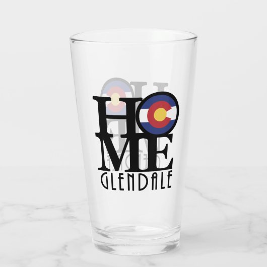 HOME Glendale Colorado Glas (Achterkant)
