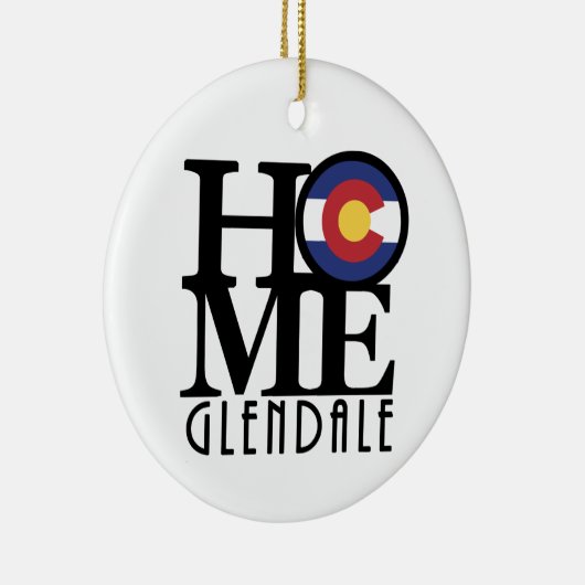 HOME Glendale Colorado Keramisch Ornament (Rechts)