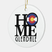 HOME Glendale Colorado Keramisch Ornament (Links)