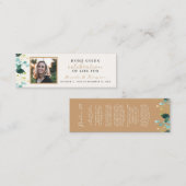 Home Going Viering van het Leven Uitvaart Bladwijz Mini Visitekaartje (Voorkant / Achterkant)