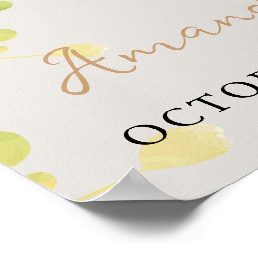 Home Going Viering van het Leven Uitvaartdienst Poster (Hoek)