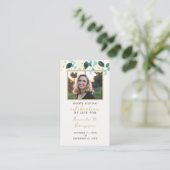 Home Going Viering van het Leven Uitvaartgebed Kaa Visitekaartje (Staand voorkant)