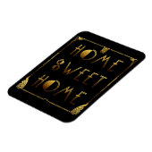 Home Gold Art Deco-teken Magneet (Linkerzijde)